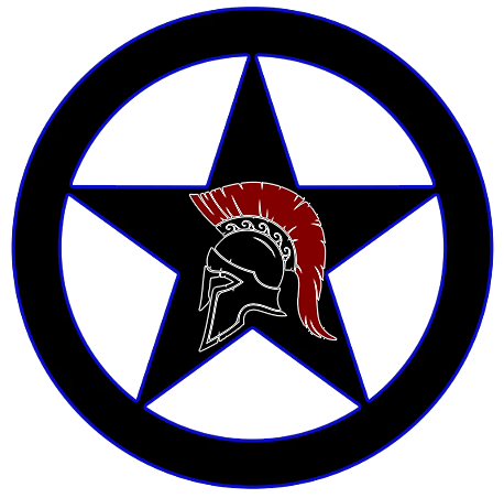 5 Point Star Badge w Trojan