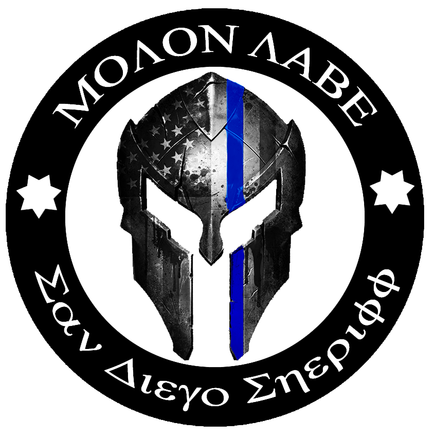 Molon Labe Dark Shirt Front Badge